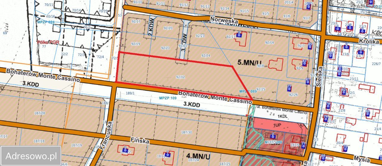 Działka budowlana Siedliska. Zdjęcie 2