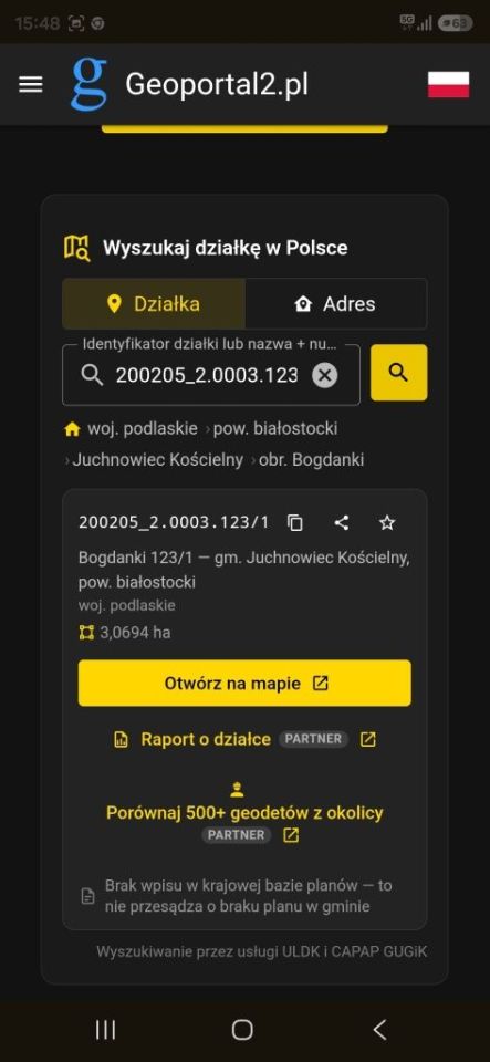 Działka rolna Bogdanki. Zdjęcie 3