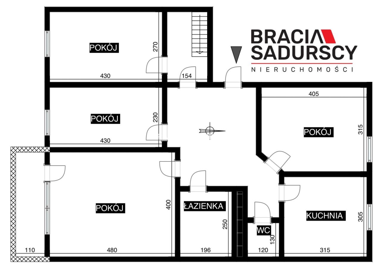 Mieszkanie 6-pokojowe Kraków Prądnik Biały, ul. Kuźnicy Kołłątajowskiej. Zdjęcie 3