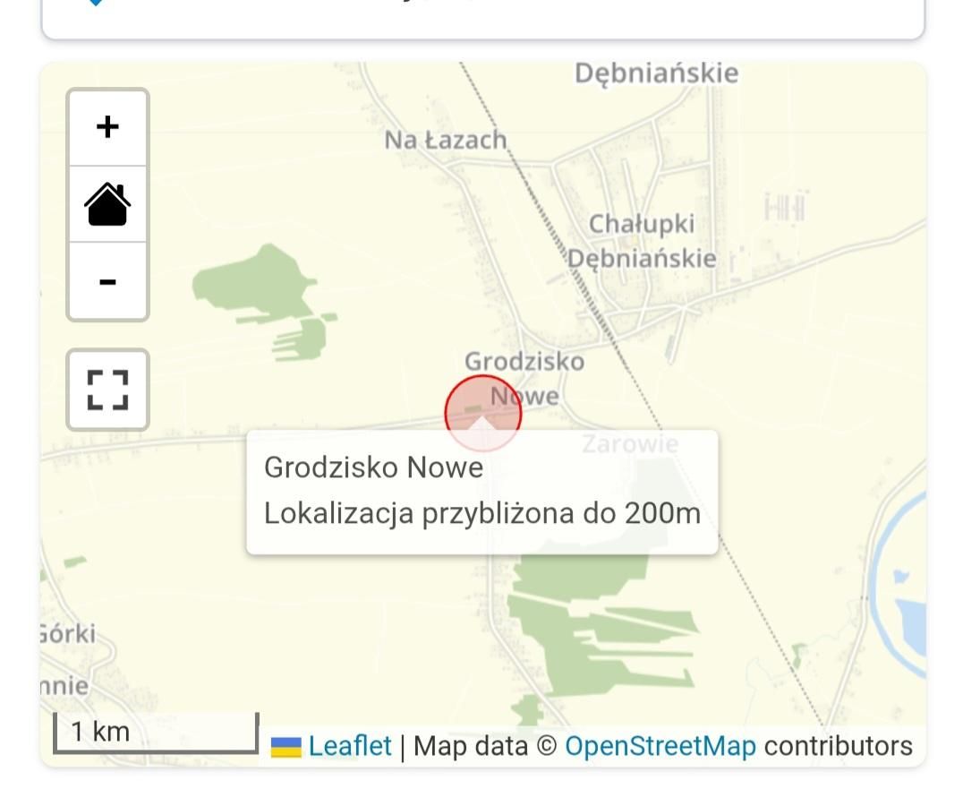 Działka rolno-budowlana Grodzisko Nowe. Zdjęcie 1