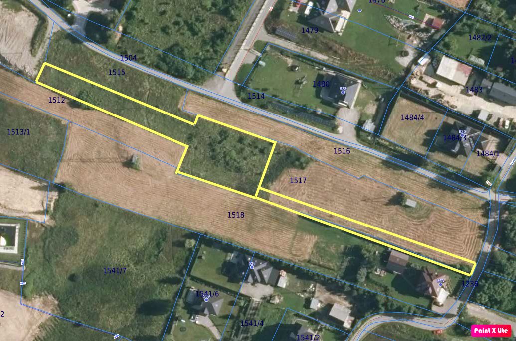 Działka rolno-budowlana Paszyn