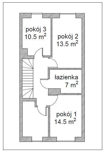 dom szeregowy, 5 pokoi Żyrardów Centrum, ul. gen. Jarosława Dąbrowskiego. Zdjęcie 3