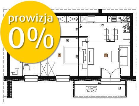 Mieszkanie 3-pokojowe Lublin Felin, ul. Generała Witolda Urbanowicza. Zdjęcie 4