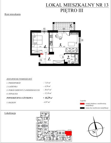 Mieszkanie 2-pokojowe Sochaczew, ul. Kochanowskiego. Zdjęcie 11