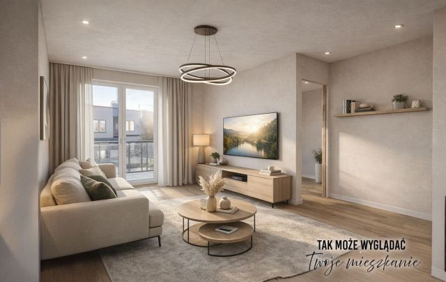 Mieszkanie 2-pokojowe Zacharzyce, ul. Tadeusza Kościuszki. Zdjęcie 1