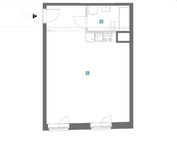 Mieszkanie 1-pokojowe Gdańsk Śródmieście, ul. Chmielna. Zdjęcie 8
