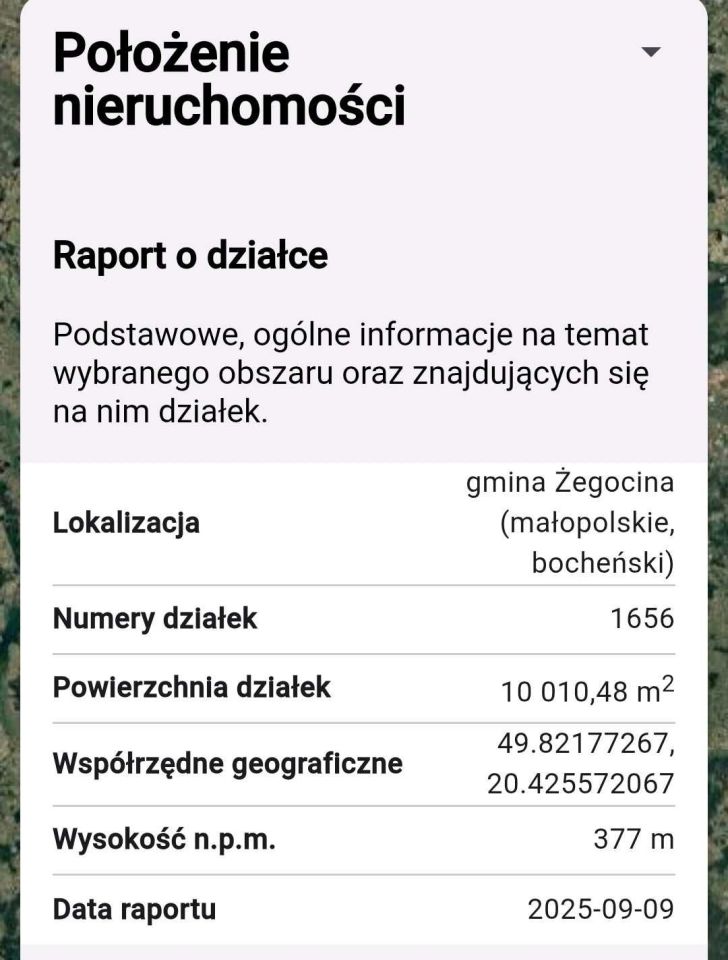 Działka budowlana Łąkta Górna. Zdjęcie 6