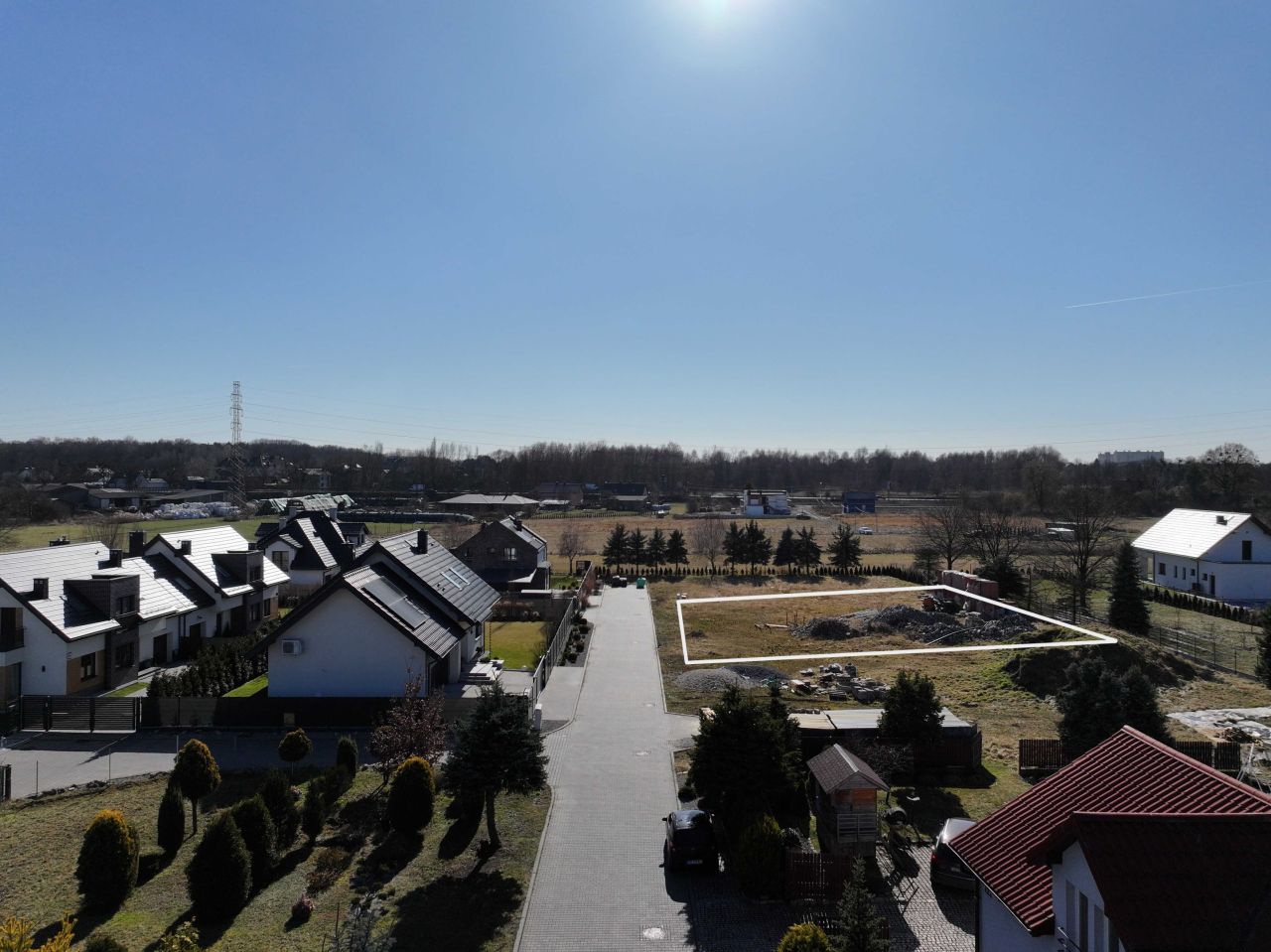 Działka budowlana Gliwice Żerniki, ul. św. Huberta. Zdjęcie 3