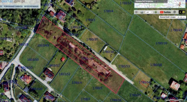 Działka inwestycyjna Jaworze, ul. Myśliwska. Zdjęcie 1