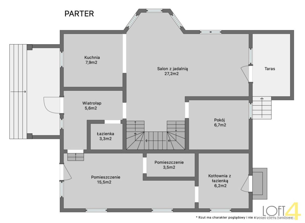 dom wolnostojący, 6 pokoi Lipnica Murowana. Zdjęcie 16