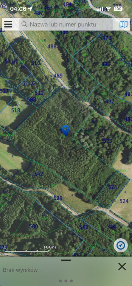 Działka leśna Zagórze Świtałówka