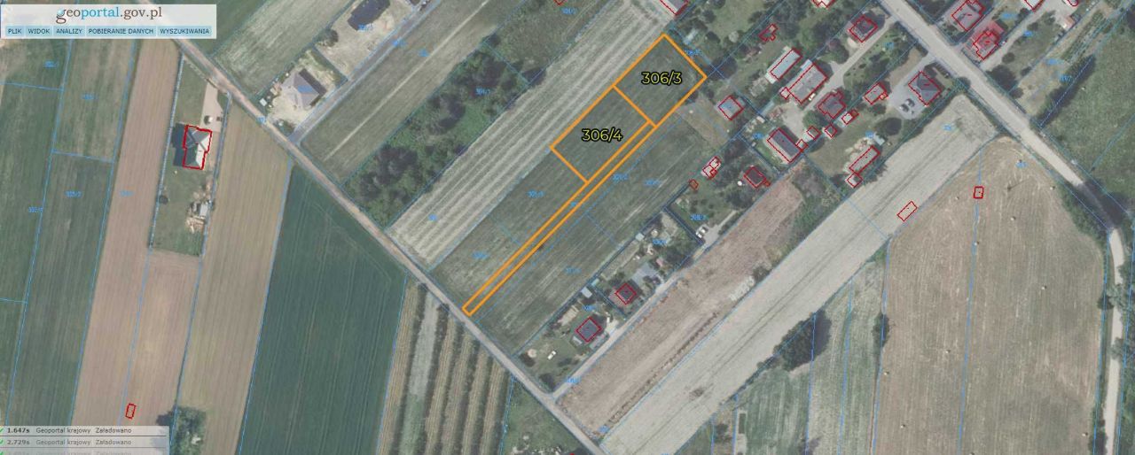 Działka rolno-budowlana Parczew, ul. Apolinarego Nosalskiego. Zdjęcie 3