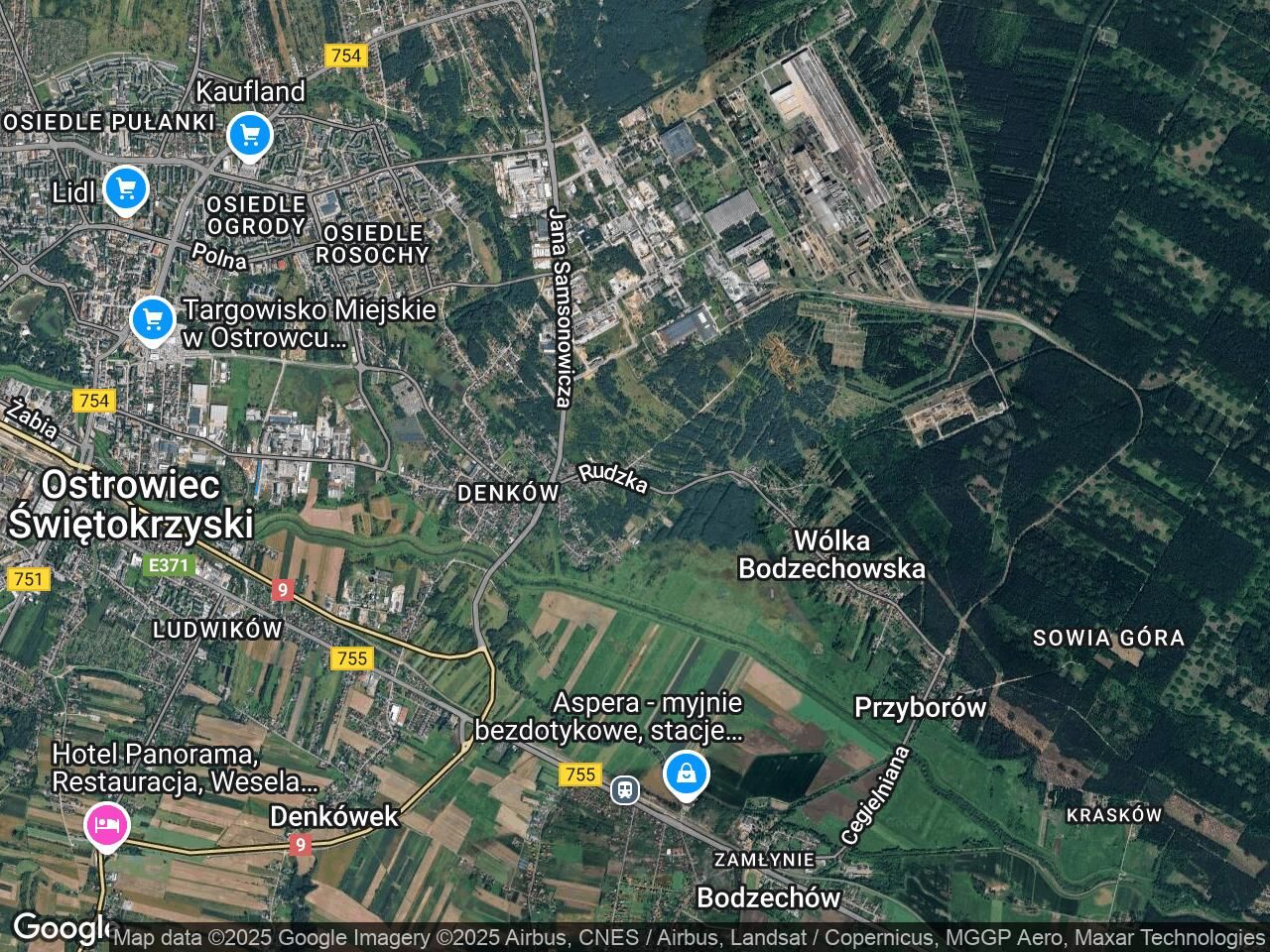 Działka rolno-budowlana Ostrowiec Świętokrzyski Denków, ul. Rudzka