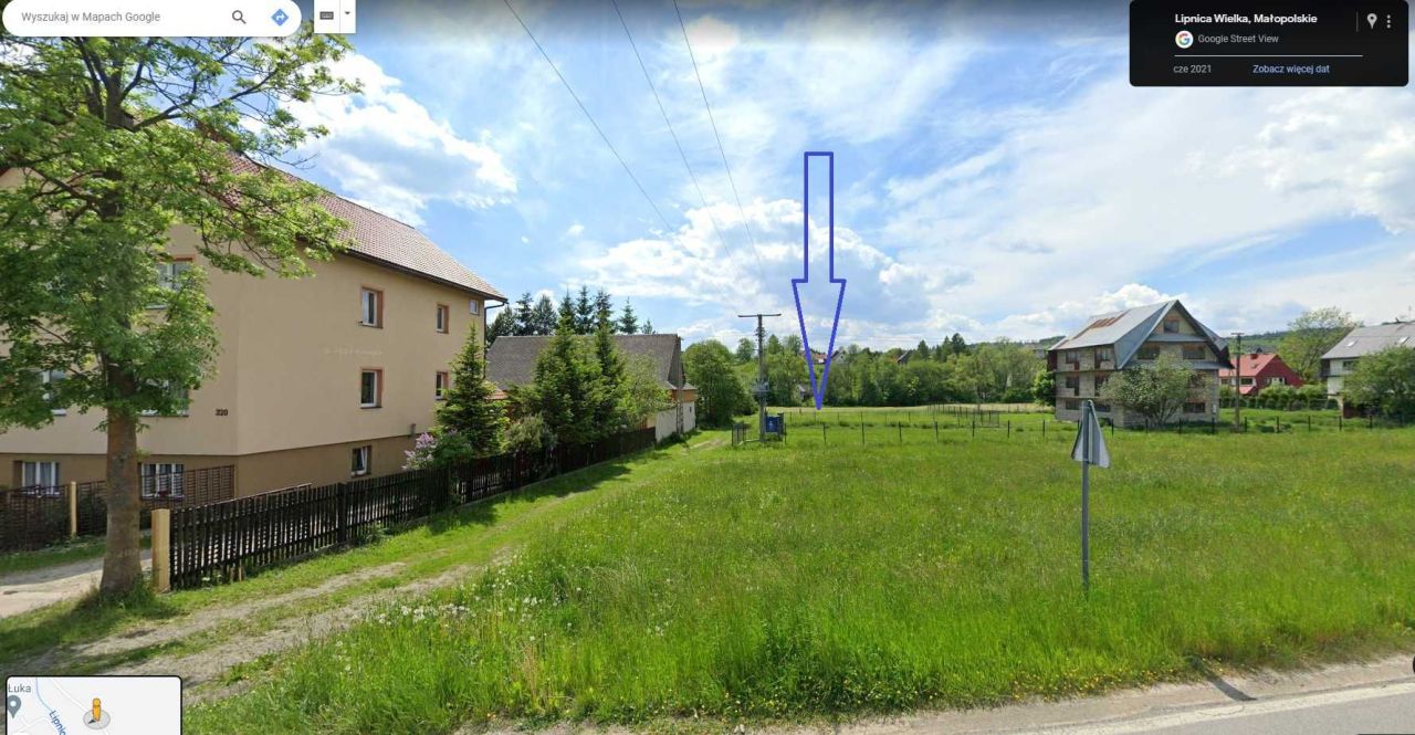 Działka budowlana Lipnica Wielka