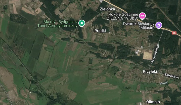 Działka budowlana Prądki, ul. Ku Stawom