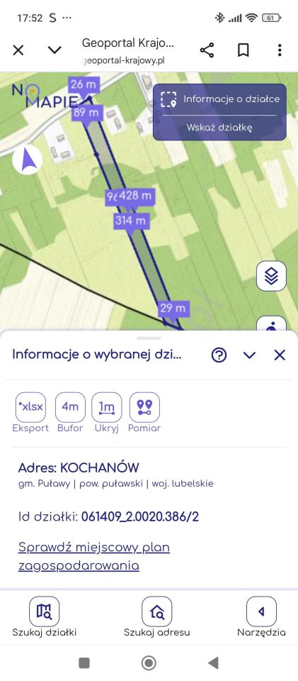 Działka rolno-budowlana Kochanów. Zdjęcie 2