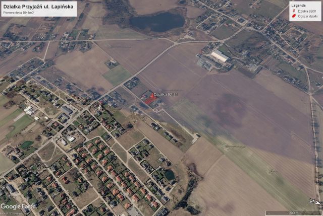 Działka rolno-budowlana Przyjaźń, ul. Łapińska. Zdjęcie 3