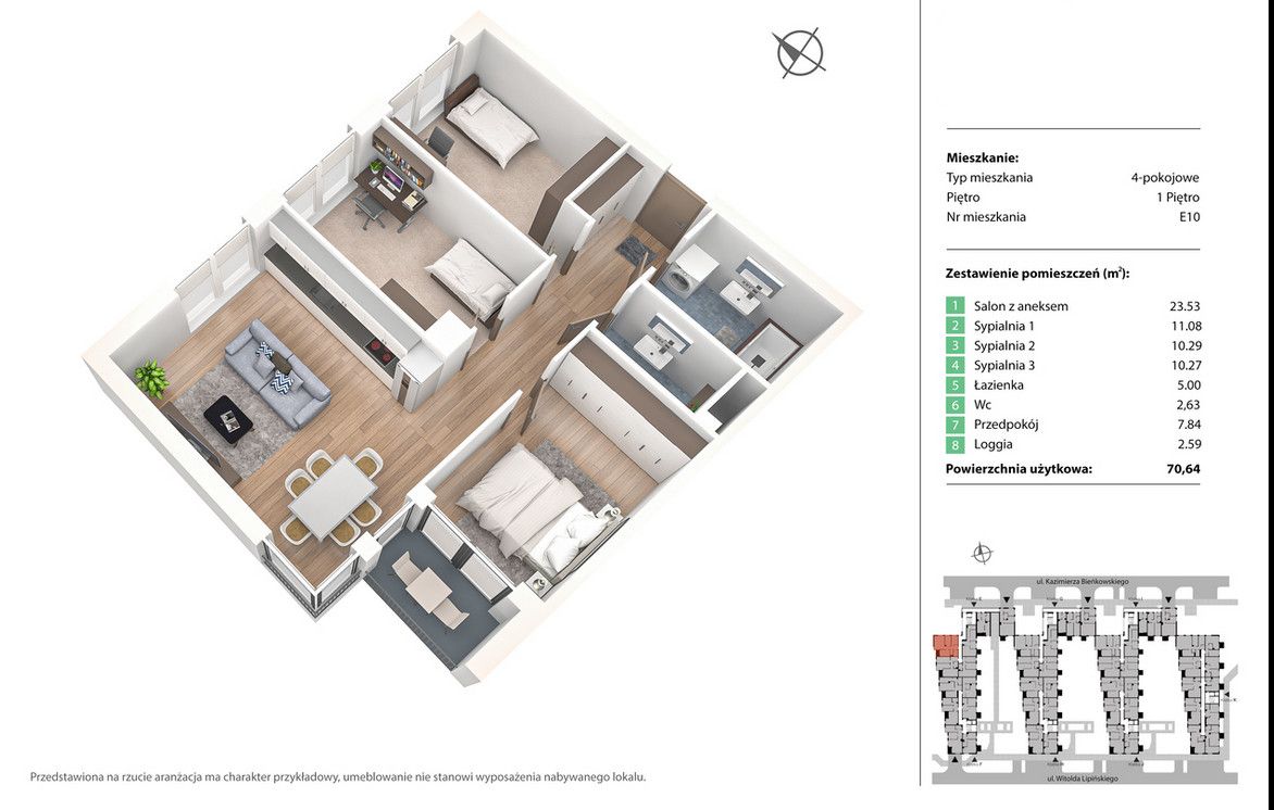 Mieszkanie 4-pokojowe Wrocław Żerniki. Zdjęcie 17