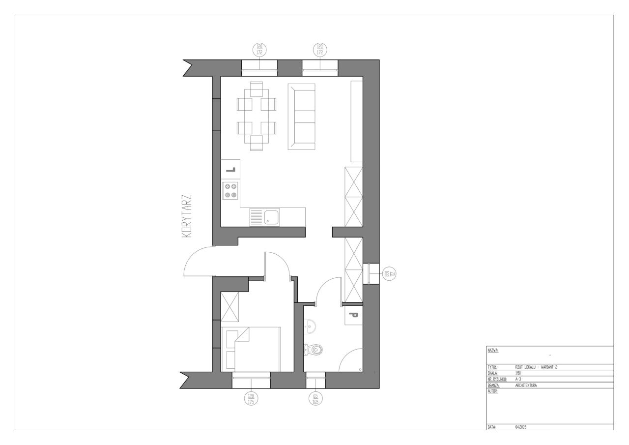 Mieszkanie 2-pokojowe Kwidzyn, ul. Sztumska