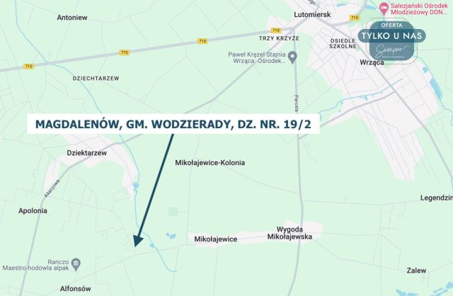 Działka budowlana Magdalenów, ul. Słoneczna. Zdjęcie 6