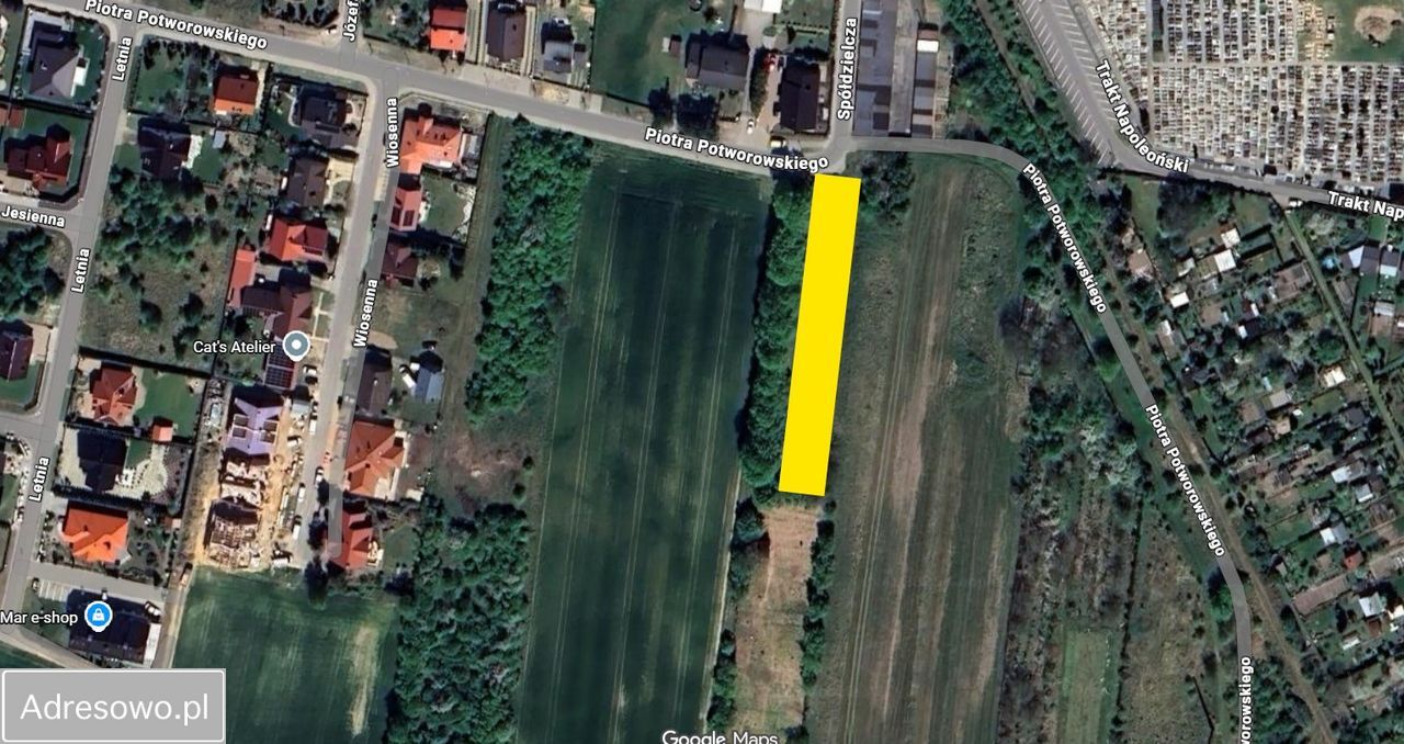 Działka budowlana Kępno, ul. Piotra Potworowskiego. Zdjęcie 3