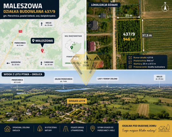Działka budowlana Pierzchnica. Zdjęcie 1