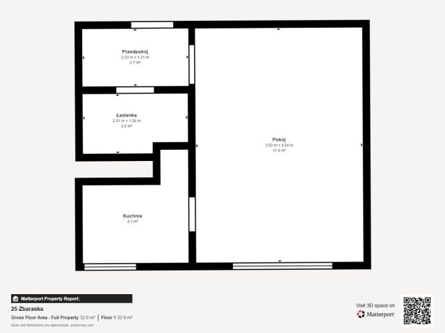 Mieszkanie 1-pokojowe Łódź Górna, ul. Zbaraska. Zdjęcie 11