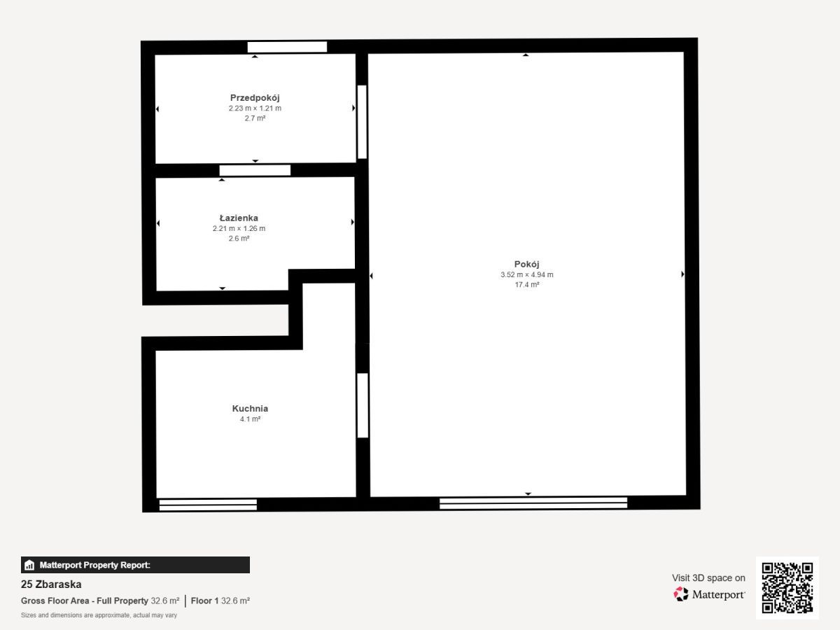 Mieszkanie 1-pokojowe Łódź Górna, ul. Zbaraska. Zdjęcie 11