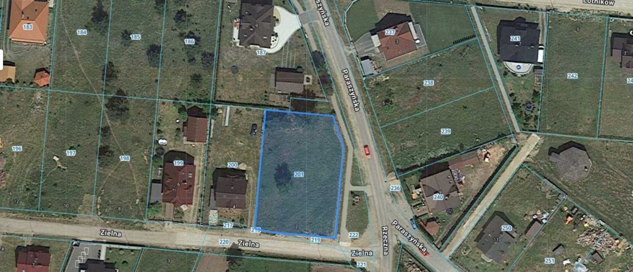 Działka budowlana Bożepole Małe, ul. Paraszyńska