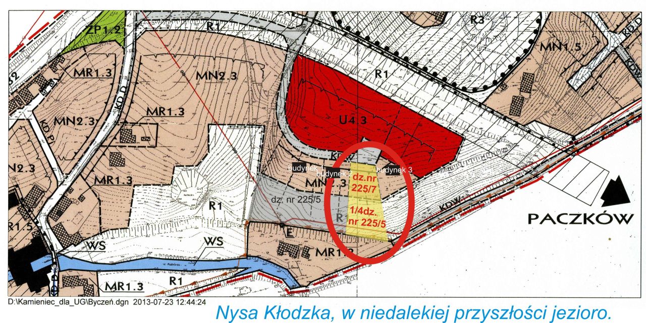 Działka rolno-budowlana Byczeń. Zdjęcie 4