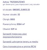 Działka inwestycyjna Trzebiszewo. Zdjęcie 2