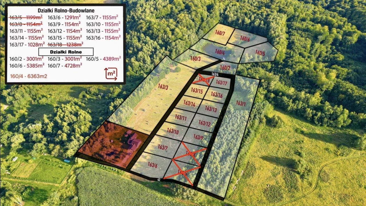 Działka budowlana Rogowo. Zdjęcie 2