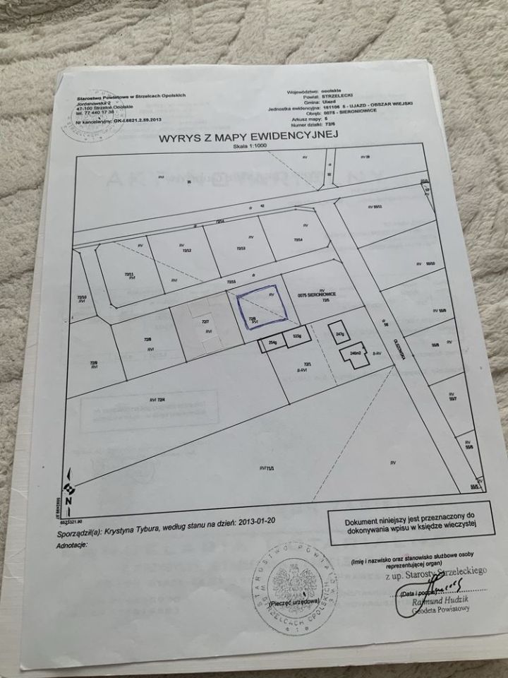 Działka budowlana Sieroniowice. Zdjęcie 2