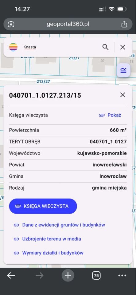 Działka budowlana Inowrocław, ul. Stefana Knasta. Zdjęcie 2
