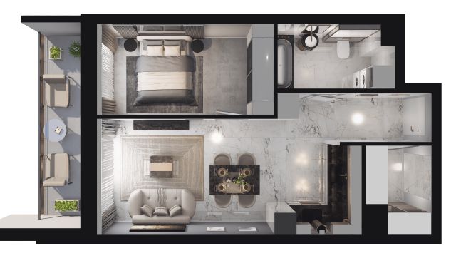 Mieszkanie 2-pokojowe Poznań Grunwald, ul. Ptasia. Zdjęcie 12