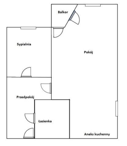 Mieszkanie 2-pokojowe Kraków Kliny, ul. prof. Wojciecha Marii Bartla. Zdjęcie 4