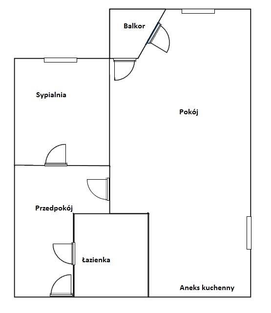 Mieszkanie 2-pokojowe Kraków Kliny, ul. prof. Wojciecha Marii Bartla. Zdjęcie 4