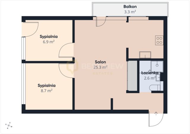 Mieszkanie 3-pokojowe Warszawa Wola, ul. Pańska. Zdjęcie 2