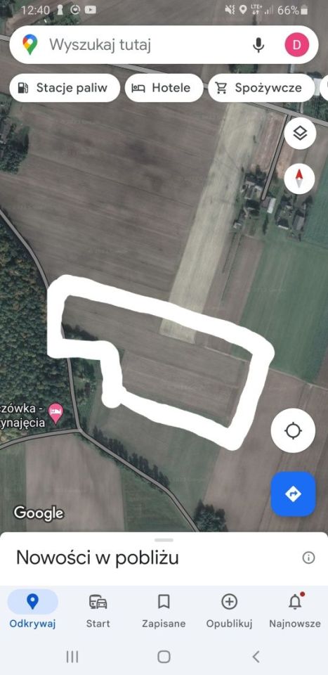 Działka rolna Sieńsko