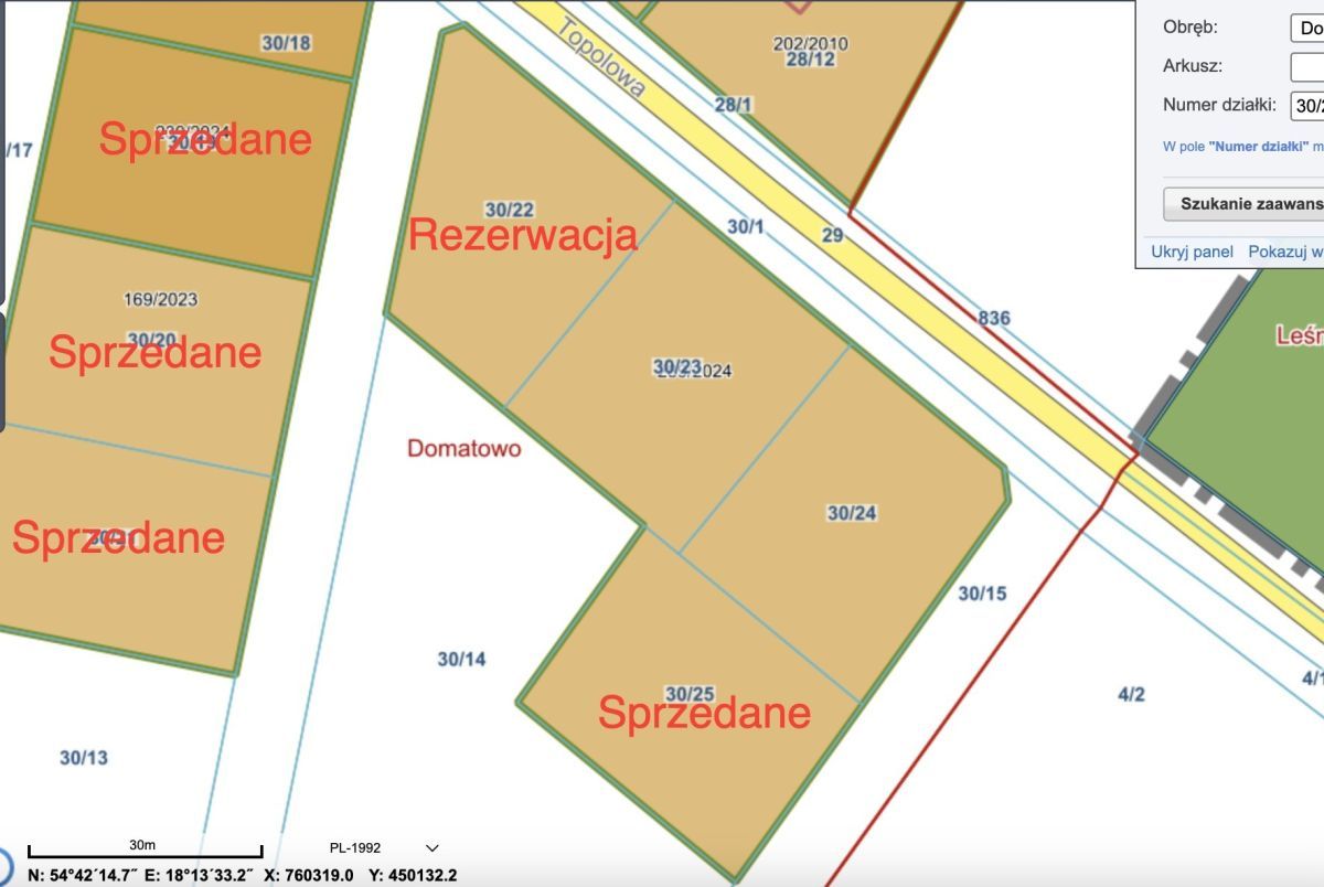 Działka inwestycyjna Domatowo, ul. Topolowa. Zdjęcie 20