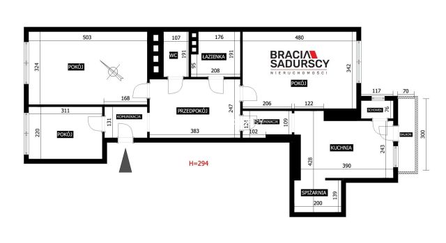 Mieszkanie 3-pokojowe Kraków Krowodrza, ul. Fryderyka Chopina. Zdjęcie 29