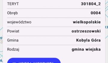 Działka rolno-budowlana Kobyla Góra, ul. Stanisława Thiela