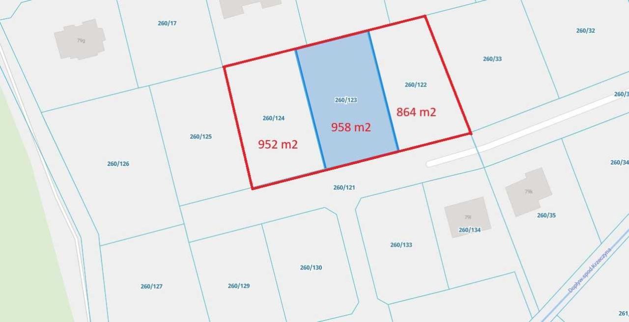 Działka budowlana Krzeczyn