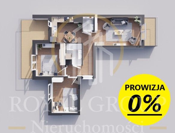 Mieszkanie 3-pokojowe Lublin Konstantynów, ul. Nałęczowska. Zdjęcie 5