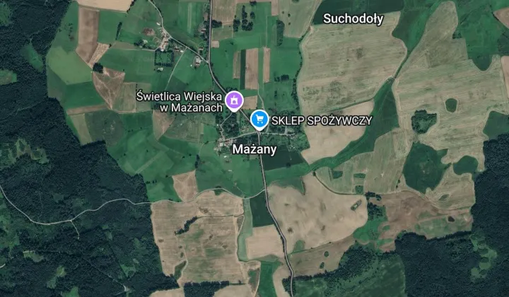 Działka rolna Mażany