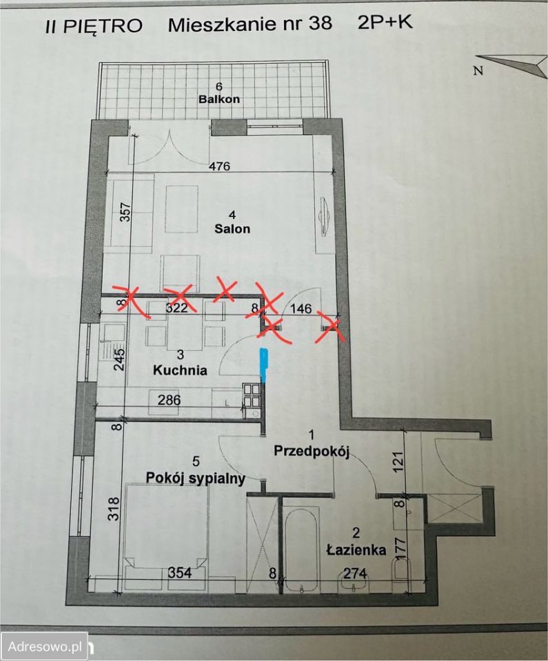 Mieszkanie 2-pokojowe Płock Podolszyce, ul. Armii Krajowej. Zdjęcie 7