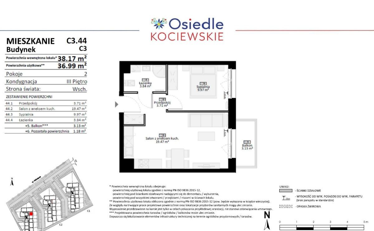 Mieszkanie 2-pokojowe Tczew. Zdjęcie 45