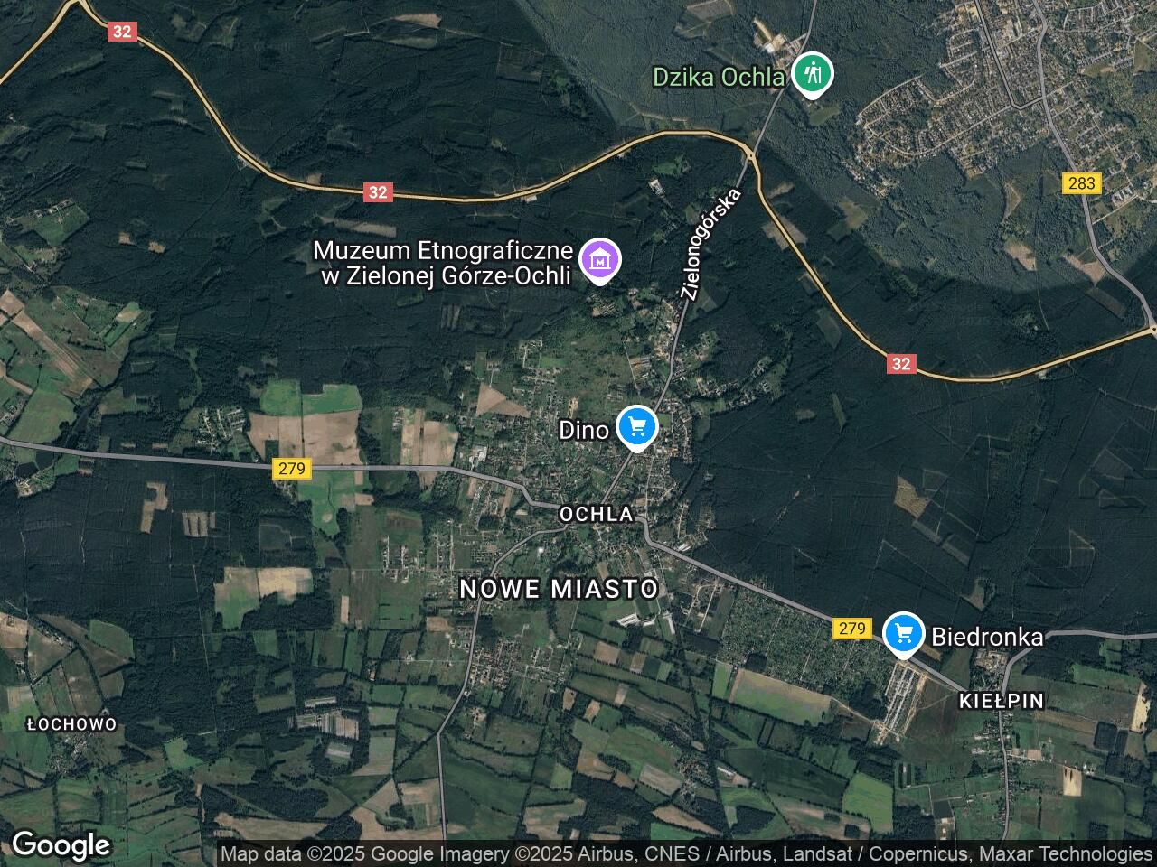 Działka budowlana Zielona Góra Ochla, ul. Ochla-Daktylowa