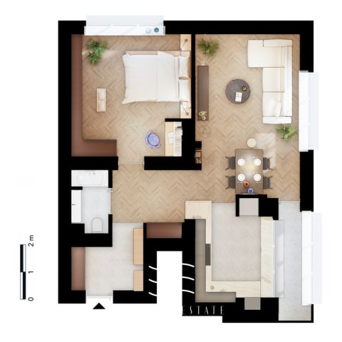 Mieszkanie 2-pokojowe Warszawa Śródmieście, ul. Smolna. Zdjęcie 9