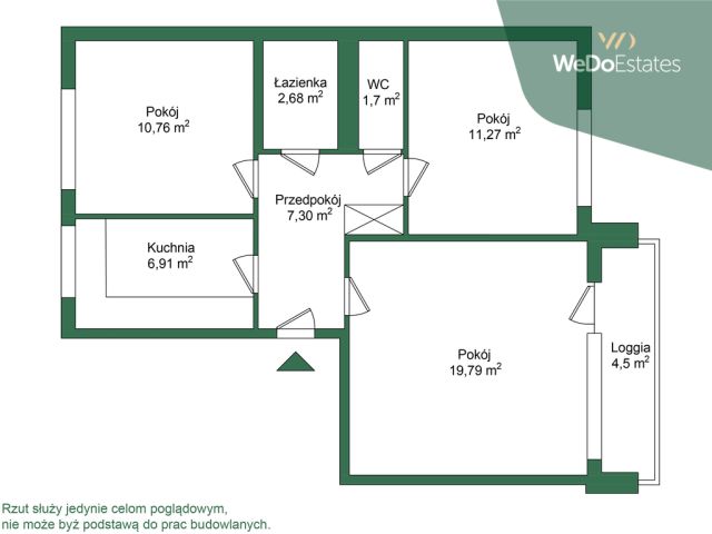 Mieszkanie 3-pokojowe Warszawa Bielany, ul. Renesansowa. Zdjęcie 12